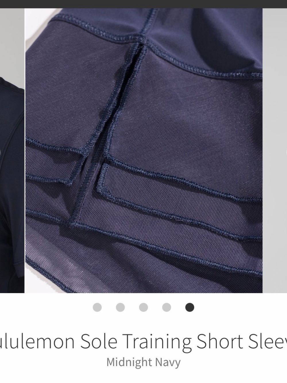 Lululemon Sole Training Short Sleeve
Midnight Navy View 3